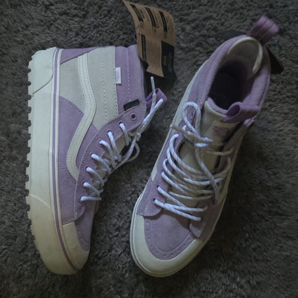 Vans Sk8 Hi MTE Purple Womeb 10.5 Cold Weather Boot All Trac 072025
